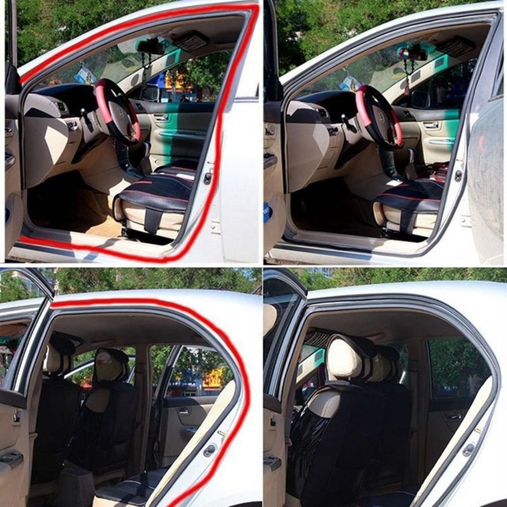 Self Adhesive Automotive Rubber Seal Strip for Car Window Door Engine Cover Car Door Seal Edge Trim Noise Insulation