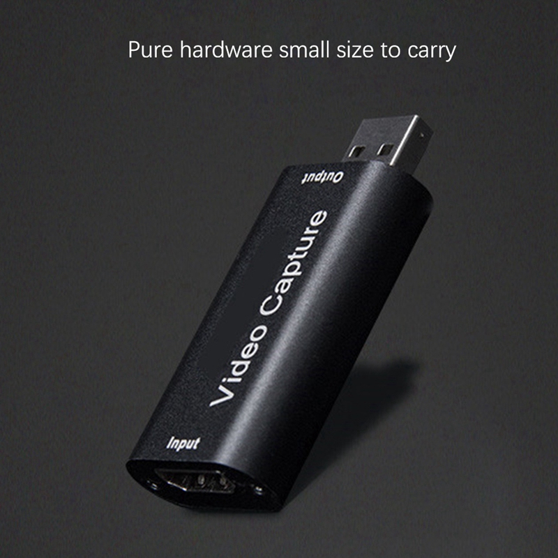 Capture Card USB2.0 HDMI-Compatible Capture Card HDMI-Compatible 4K Video Capture Card Live Recording Box Supports OBS