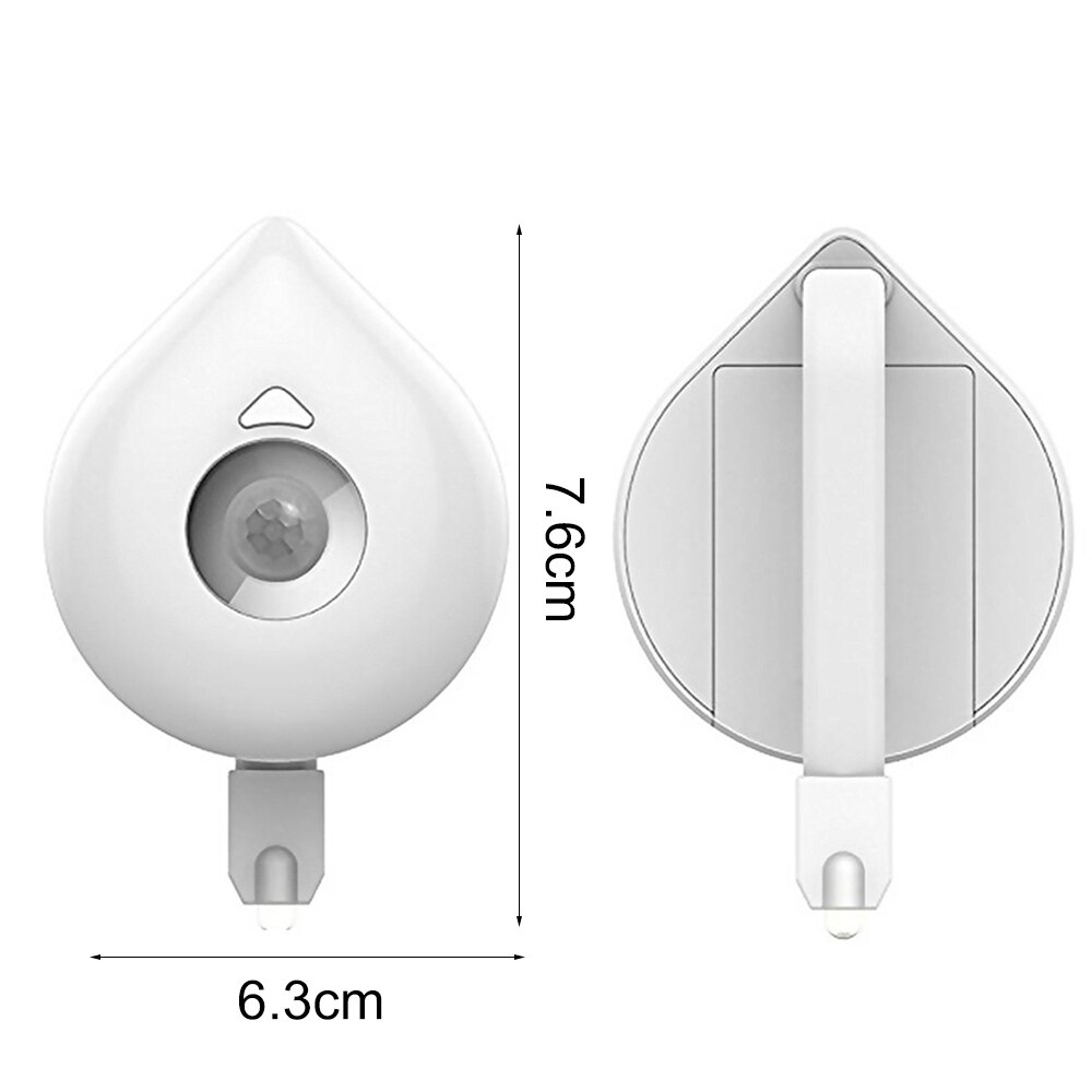 IVYSHION LED Toilet Seat Smart Night Sensor Waterproof WC Lamp 8 Colors Changeable Lamp Use AAA Battery Powered