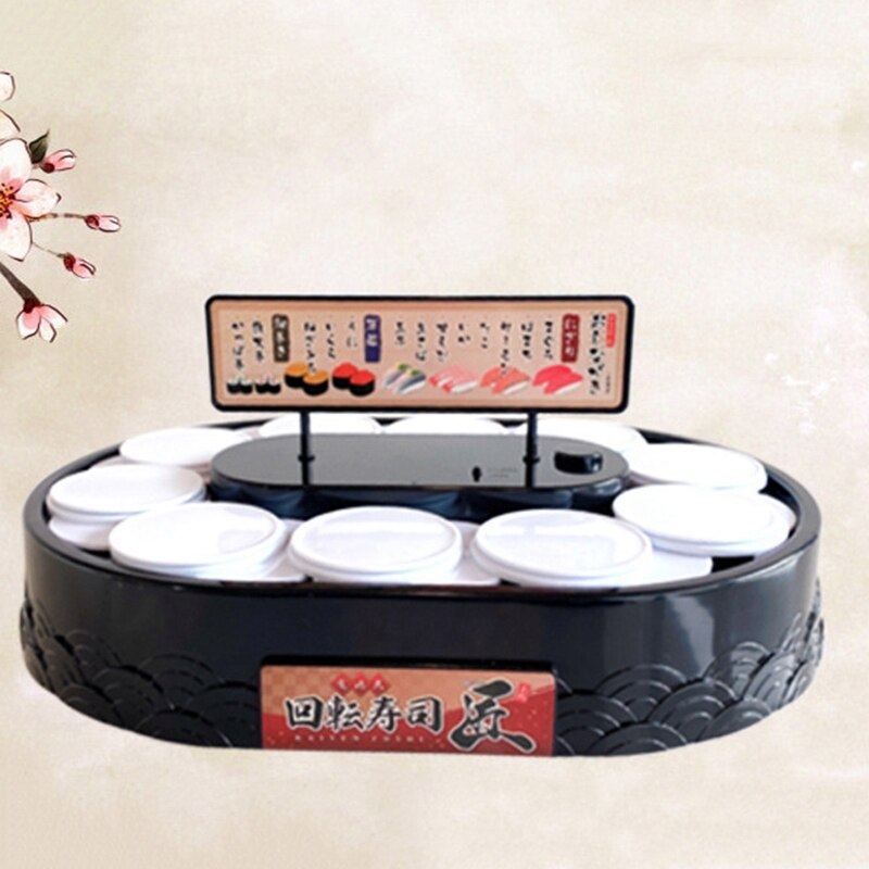 Rotary Sushi Machine, Automatic Rotating Sushi, Home Sushi Display Table Swing Tray