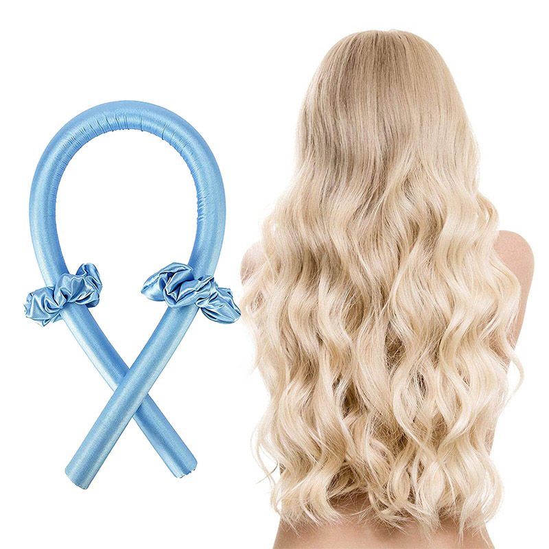 Varilla rizadora sin calor para mujer, diadema con rizos para el cabello sin calor, rizador de pelo suave y brillante, herramientas de peluquería, accesorios para mujer.