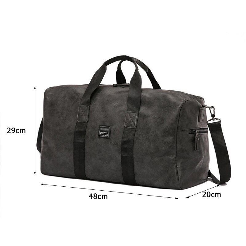 Kudian bear mænd rejsetaske håndbagage organizer stor kapacitet pu læder business rejsedragt taske bolso viaje bix 363 pm49