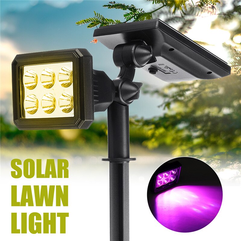 LED draussen Solar- Lichter Wasserdichte Farbwechsel Stelle Lichter für Garten Landschaft dunkel spüren Auto Auf/aus Solar- hoch lichter