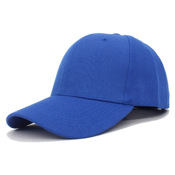 Youbome kvinner baseball caps merke herre snapback hatter caps for menn solid casquette ben hanne gorras fit trucker dad cap lue: Blå