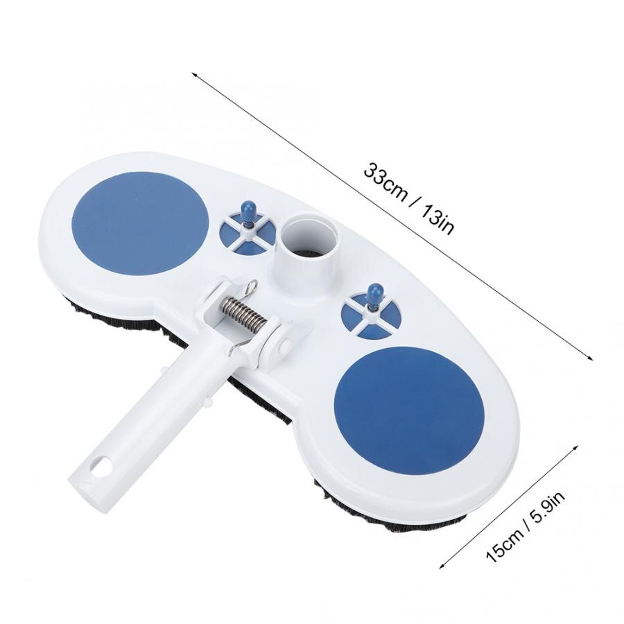 13in Pool Cleaning Kit Pool Suction Head Pond Cleaning Accessory Swimming Pool Clean Brush Pond Cleaning Tool