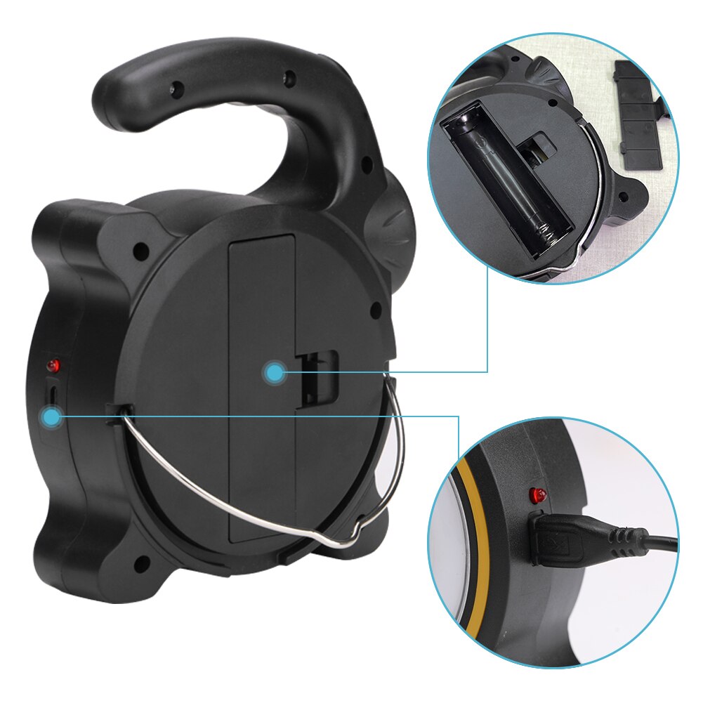 COB LED High Power Work Light Portable Waterproof Garden Lawn Camping Lamp Support