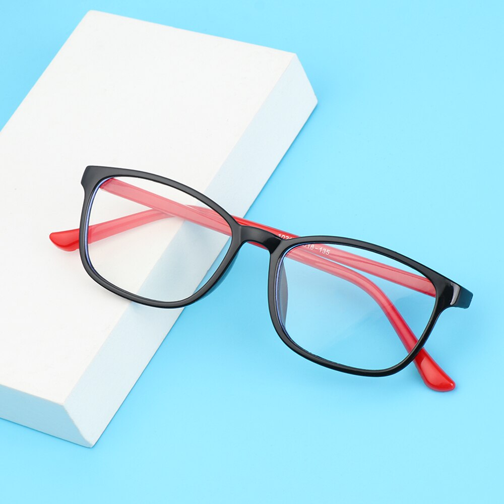 Children's Anti-blue Light Glasses Cute Ultra Light Frame Eyeglasses Kid Boy Girl Computer Online Class Glasses Eye Protection
