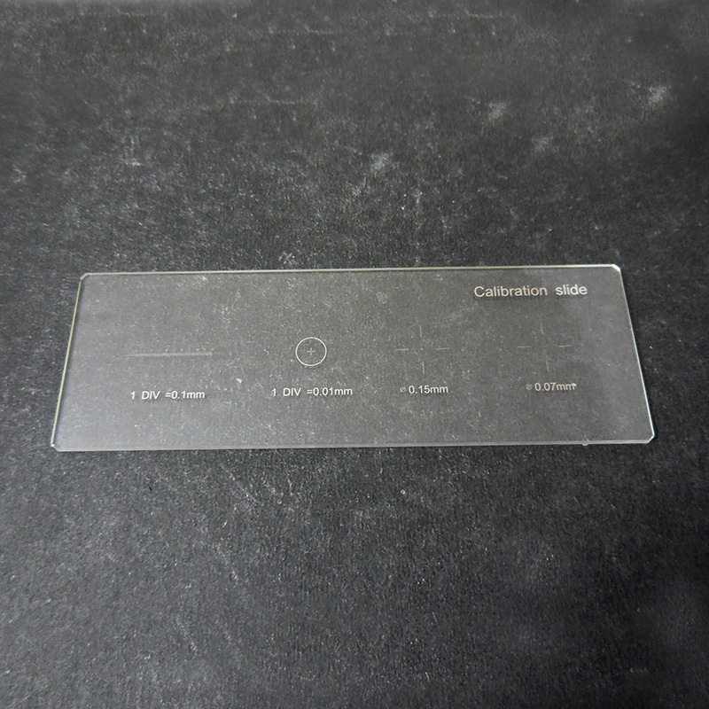 0.01mm Calibrate Microscope Slide Stage Micrometer Calibration with 4 Scales