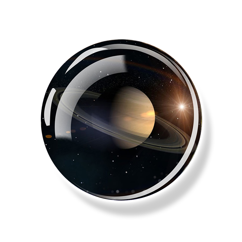 Solar System Luminous Magnet Fridge Planet Universe Outer Space Refrigerator Magnets Stickers Glass Glow In The Dark Home Decor: MULTI