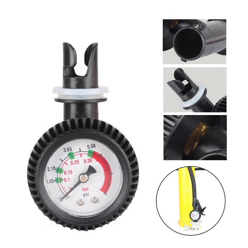 Manomètre manomètre manomètre testeur de pression pour canot gonflable planche de kayak 1 pièces