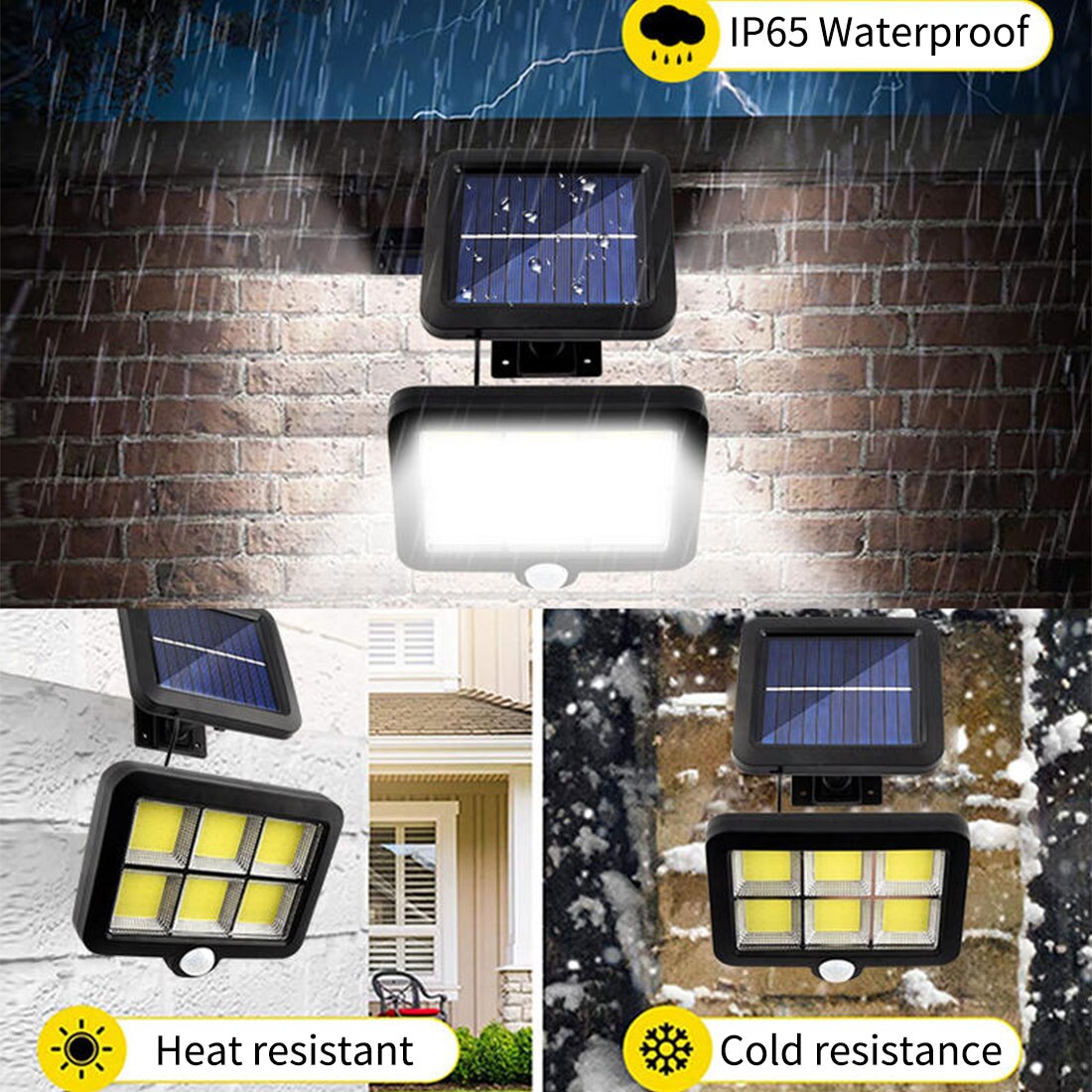 Solar Light Outdoor Motion Sensor Recharge Solar Wandlamp Waterdichte Emergency 100LED Licht Voor Straat Tuin Veranda Lamp