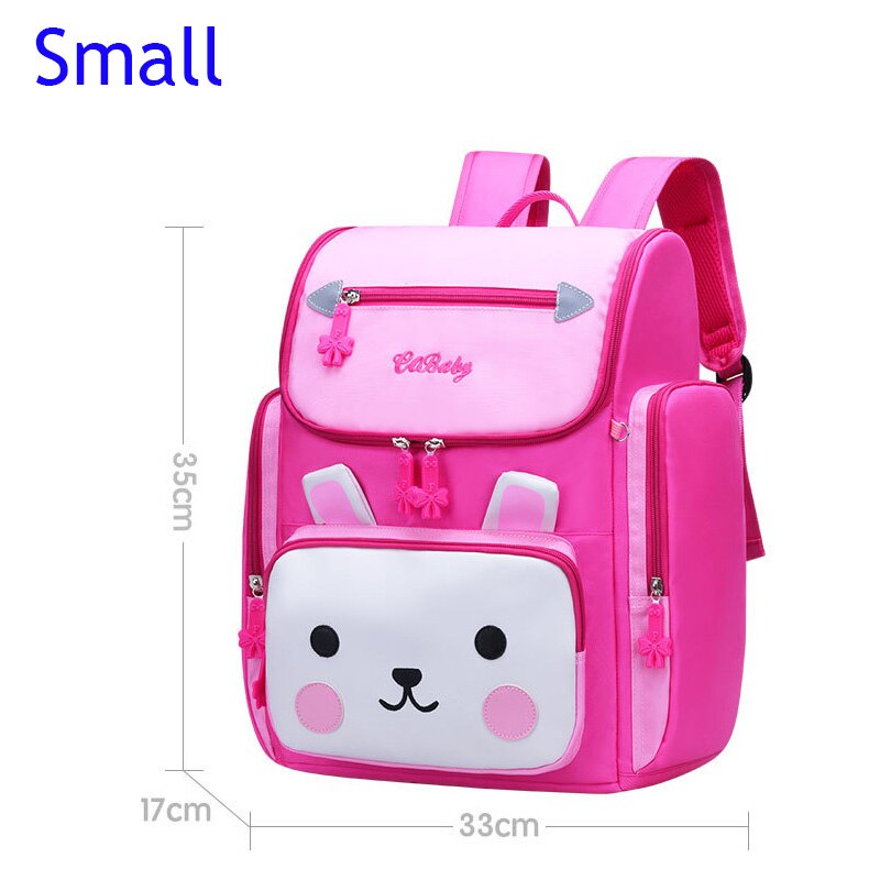 Girls School Bags Children Backpack Primary Bookbag Orthopedic Princess Schoolbags Mochila Infantil sac a dos enfant: small large