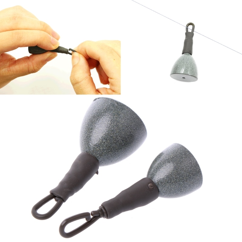 Gancho de plomo para pesca de carpa, pesas, accesorios de pesca, herramientas L15, 15g, 30g