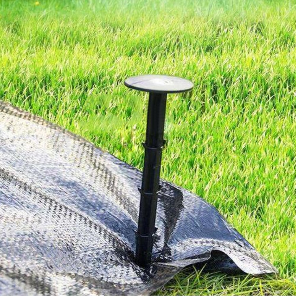 50pcs Garden Netting Film Support Anchor Stakes Fixed Pegs Ground Cloth Fastening Barbed Nail for Greenhouse Fixation