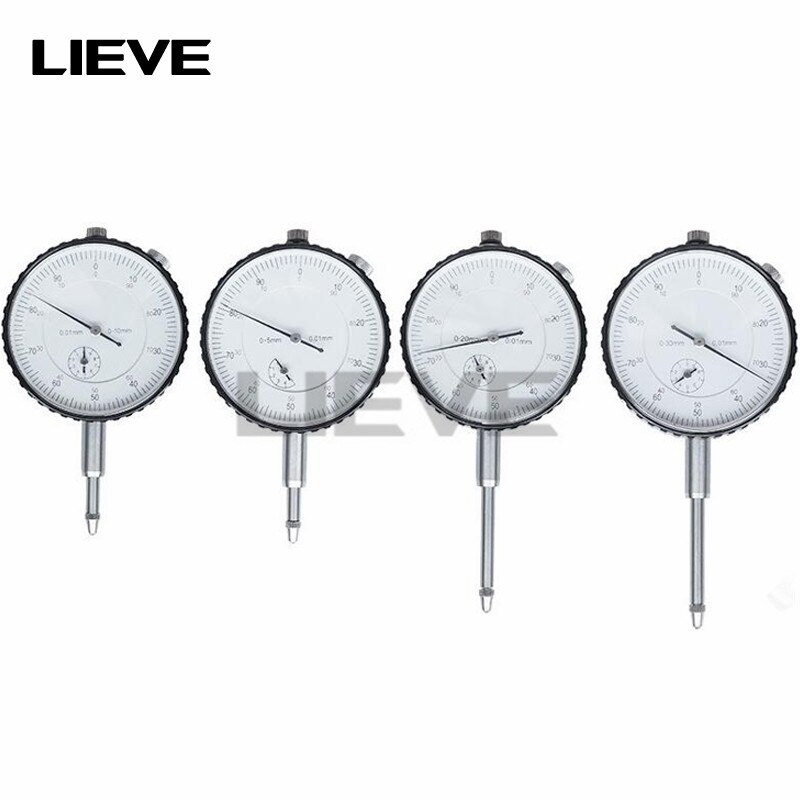 0-5mm 0-20mm 0-30mm 0.01mm Dial Indicator Gauge Meter Precise Indicator Gauge measure instrument Tool dial gauge micrometer
