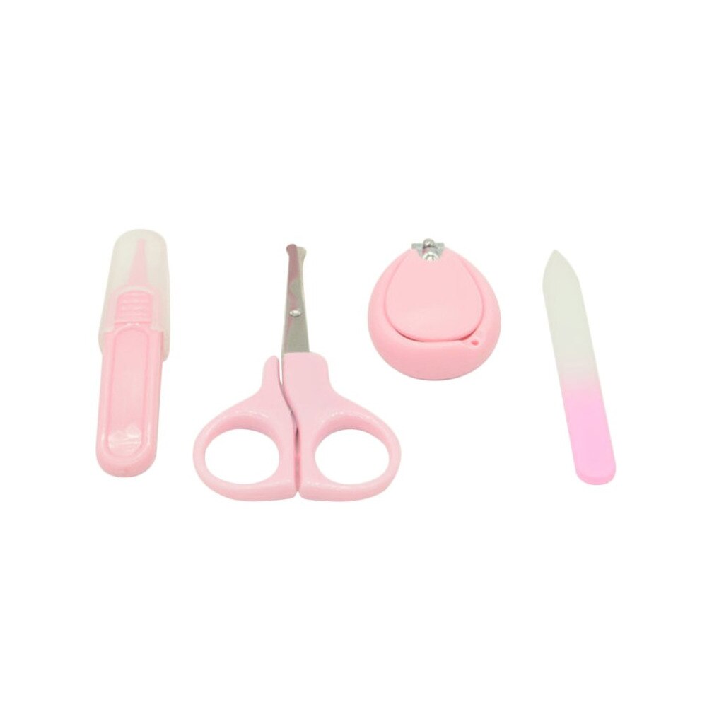 4 STUKS Baby Nagelschaartje Set Mooie Nagelknipper Trimmer Blauw Roze Nail Veiligheid Schaar Nail Shell Shear Manicure Set baby Care