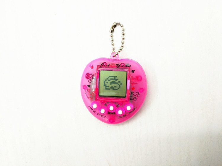 Mascotas electrónicas Tamagotchi nostálgico 49 en uno Virtual Cyber Digital nostálgico juguetes divertidos Pixel: Rosa