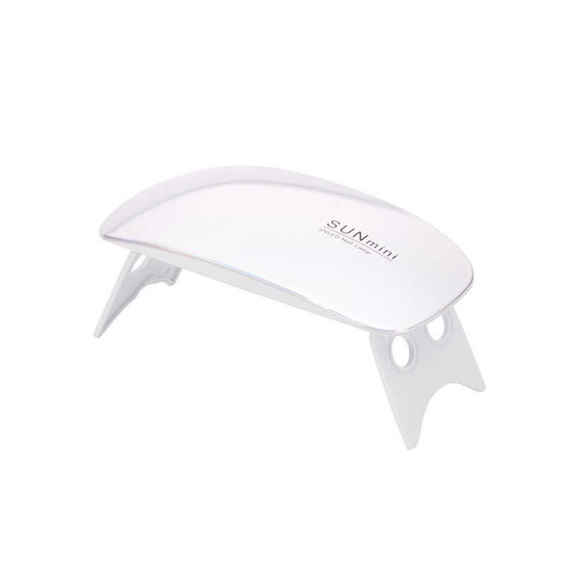 Secador de uñas portátil, lámpara LED UV de 6W para uñas, aparato de manicura para esmalte de uñas en Gel, lámpara artística para secar uñas, uso doméstico
