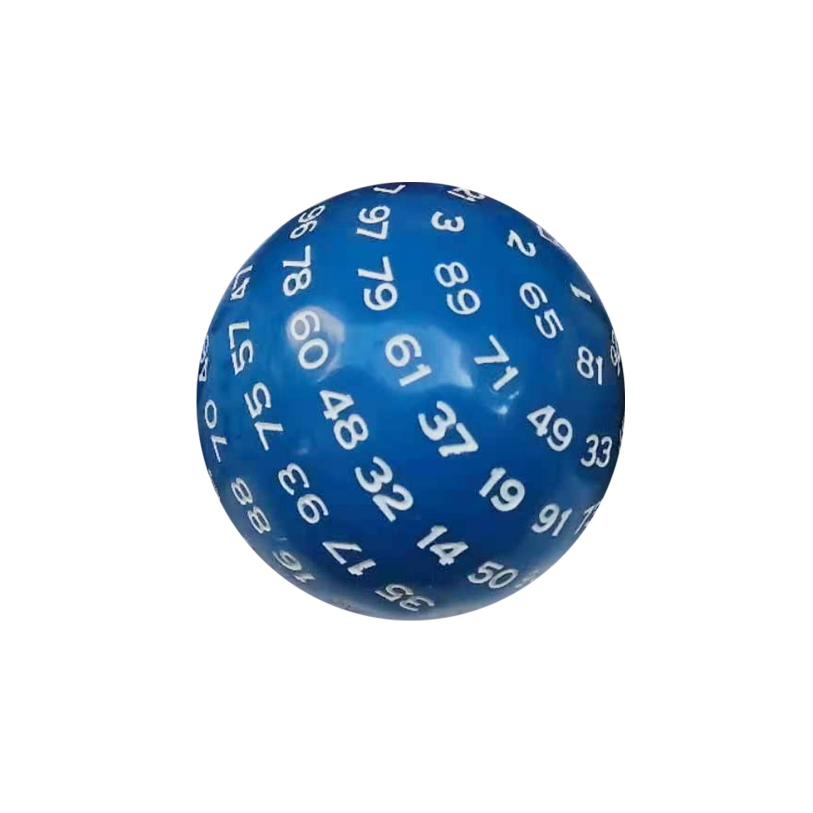 Polyhedral Dice 100 Sides Acrylic 100 Sided Cube D100 Game Dice: Blue