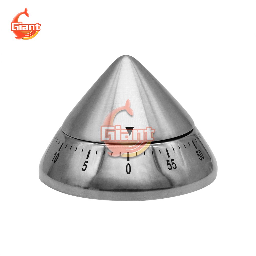 60 Minutes 1 Hour Cooking Timer Kitchen Mechanical Egg Timer Student Timing Baking Cooking Reminder Management Countdown: Type Cone