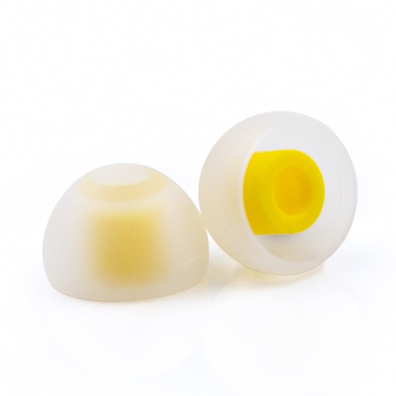 Wooeasy KBEAR 07 Silicone Earphone Eartips S M M- M+ L Size In Ear Earbuds Headset Headphones Accessories for KBEAR KS2 LARK IEM: Lvory