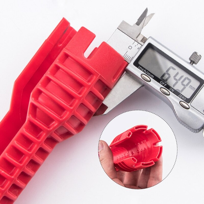 Multifunction Faucet Wrench Sink Installer Tools Water Pipe Spanner Tackle Tool for Toilet Bathroom Kitchen