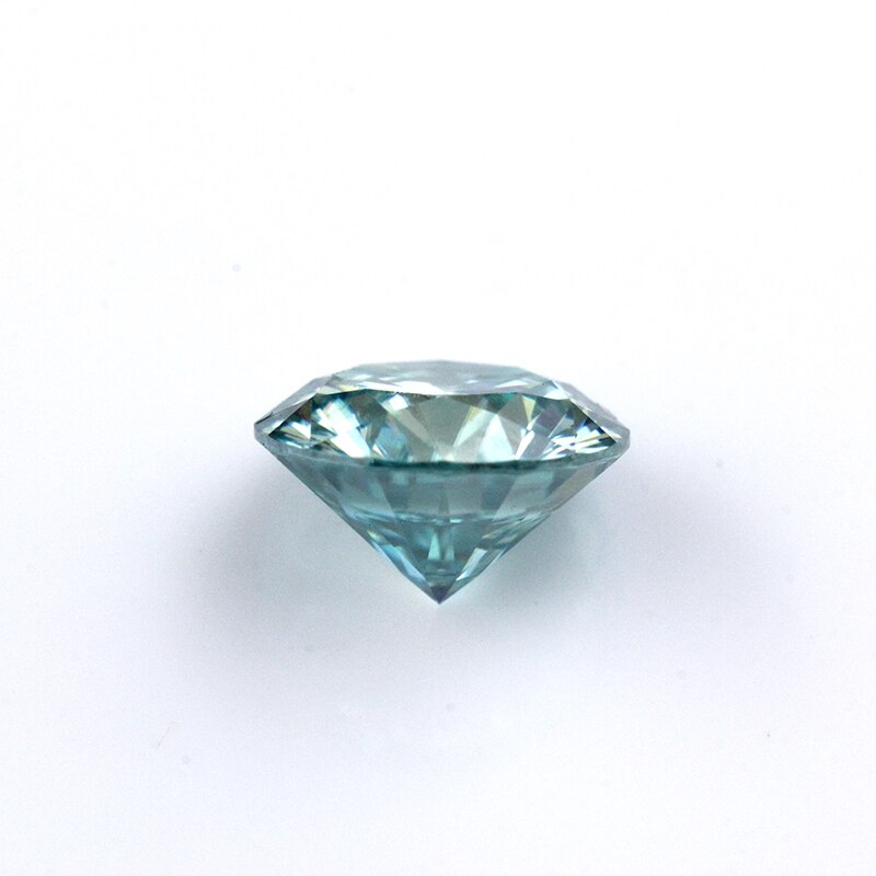 Mooie 1ct Blauw Moissanite Vvs Test Positieve 6.5Mm Losse Moissanites Steen Voor Sieraden Beste Prijs