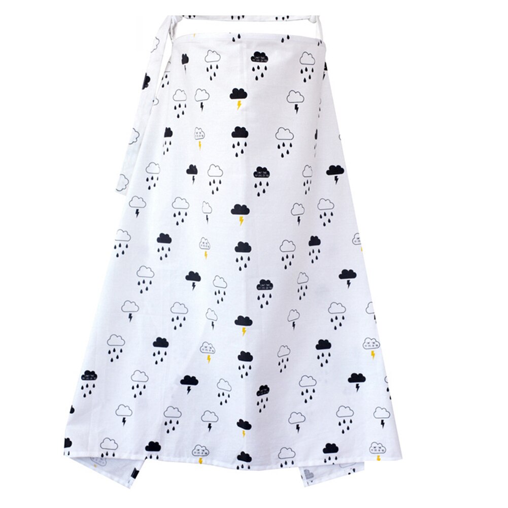 Poncho In Openbare Privacy Outdoor Verstelbare Baby Voeden Verpleging Cover Veilige Shawl Soft Open Hals Schort Katoen Blend: Rainy Day 92x72