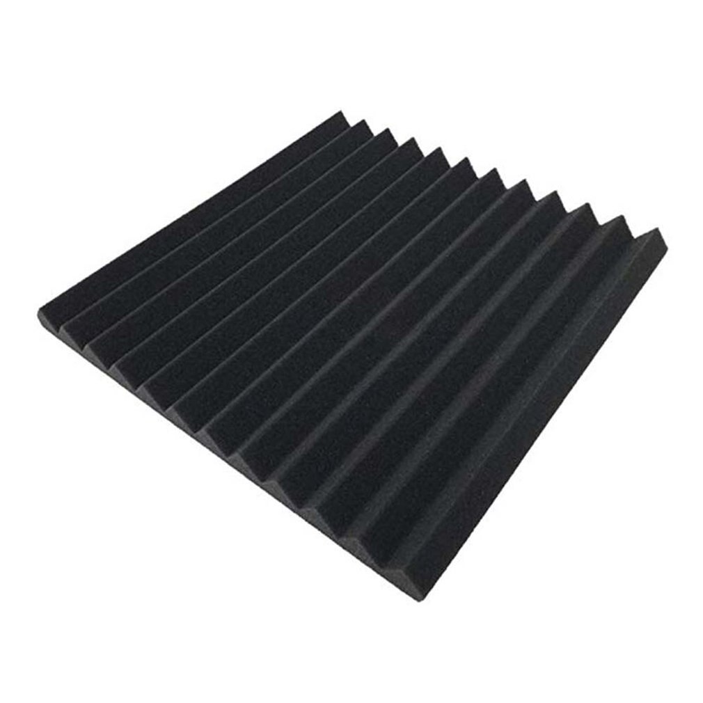 1PC Soundproofing Foam Fireproof Material Density Flame Retardant Sound Insulation Cotton Sound Absorbing Cotton: Black