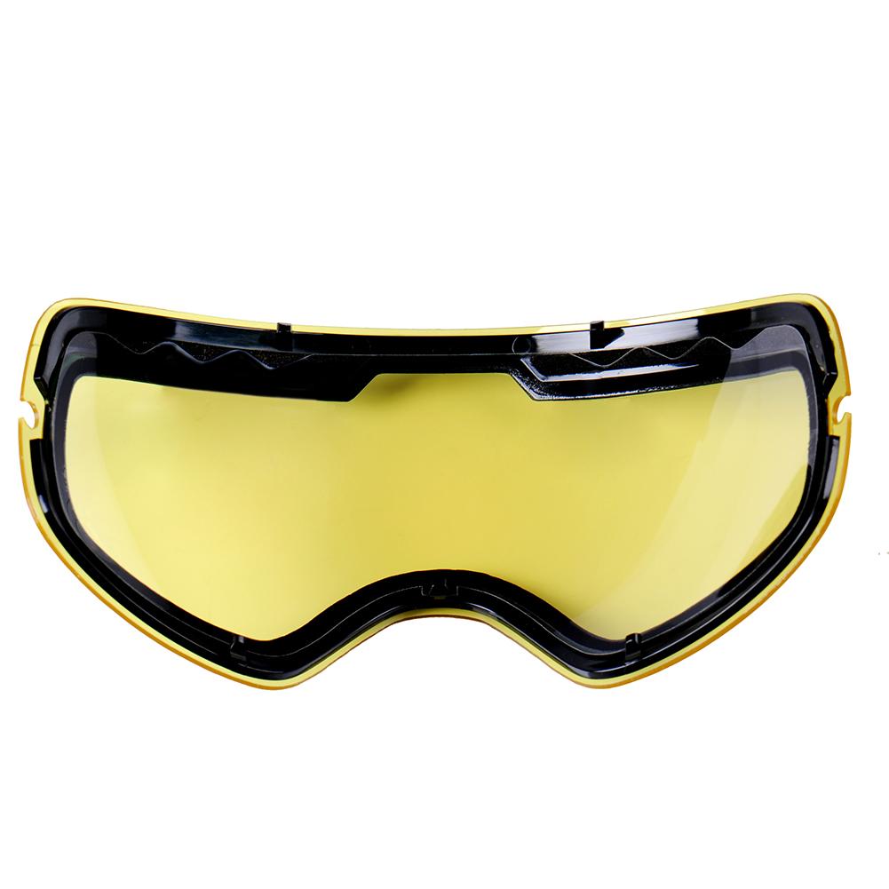 GOG 201 Lens Yellow Graced Magnetic Lens For Ski Goggles Spherical Ski Glasses Night Skiing Lens