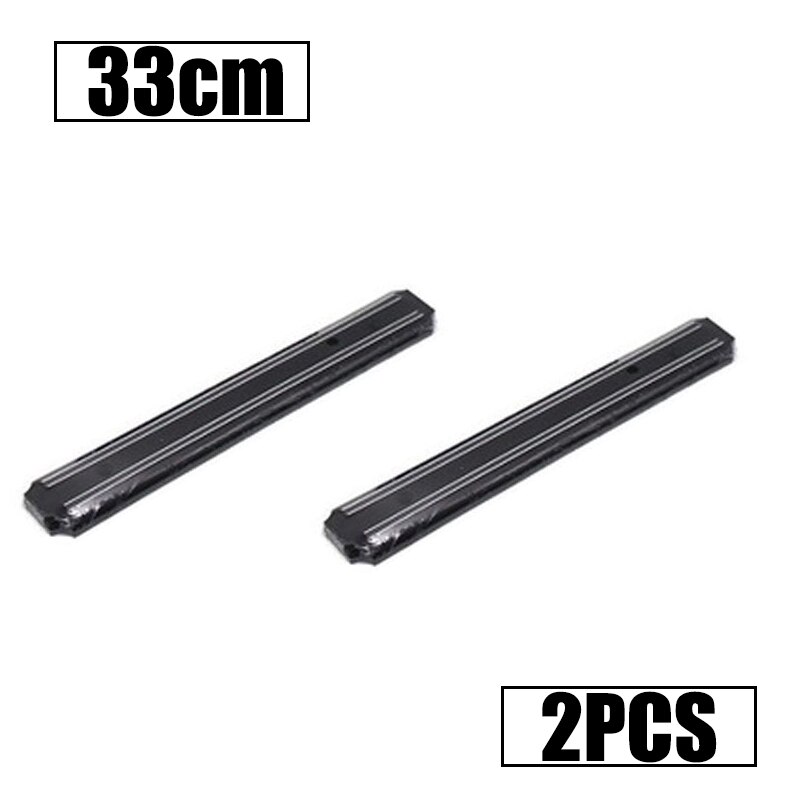 Powerful Magnetic Stainless Steel Magnetic Knife Holder Wall-mounted Kitchen Magnet Magnet Convenient and Practical Knife Holder: 33cm 2pcs