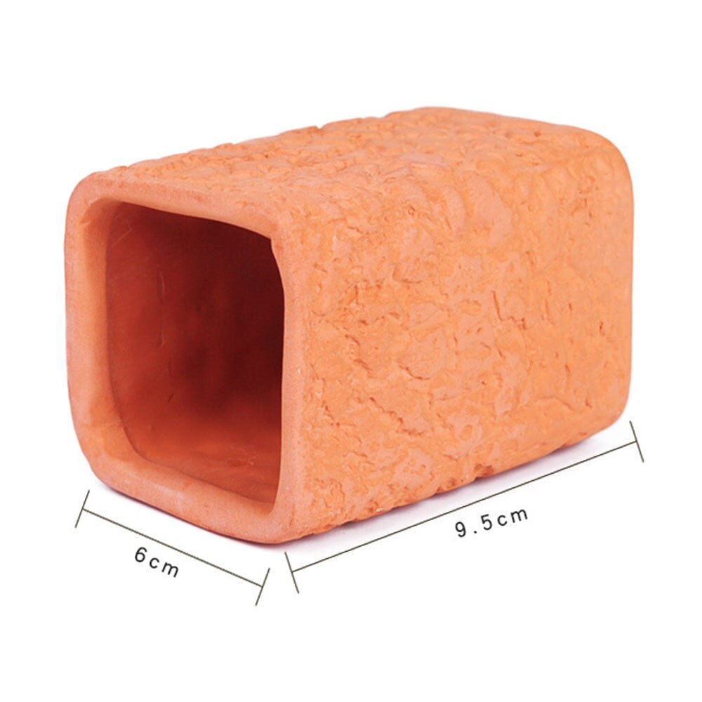 View of Original Tunnel Shaped Hamster Ceramic Bedding Hid... – Vicedeal
