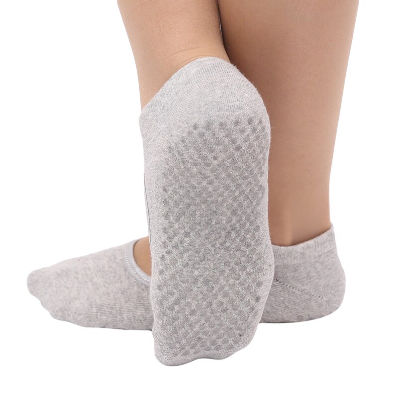 Sportsockor andas bomullsblandade yogasockor för balle dance fitness sportkläder tillbehör korta båtstrumpor