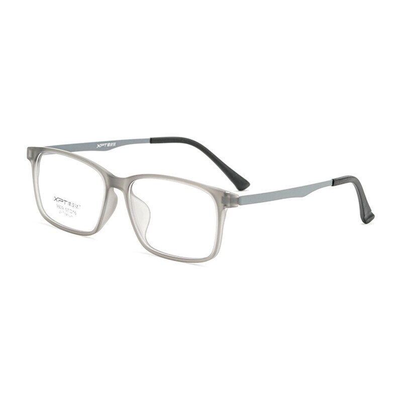 Lunettes optiques souples ultra-légères, monture complète en plastique titane, verres de Prescription pour hommes et femmes: GRAY