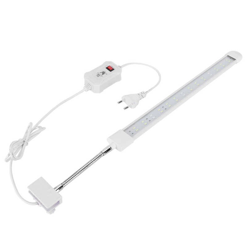 Home Aquarium Small Fish Tank Mini Aquarium fish tank Fish Tank Clip on Light Aquarium Clamp Lamp with White and Blue Light: Style4