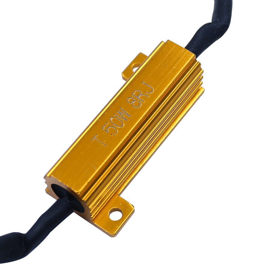 Yccpauto bil 1156 resistor caubus kabel  ba15s bau 15s p21w canceller led belastning 50w fel ingen flimrande dekoder 1 st