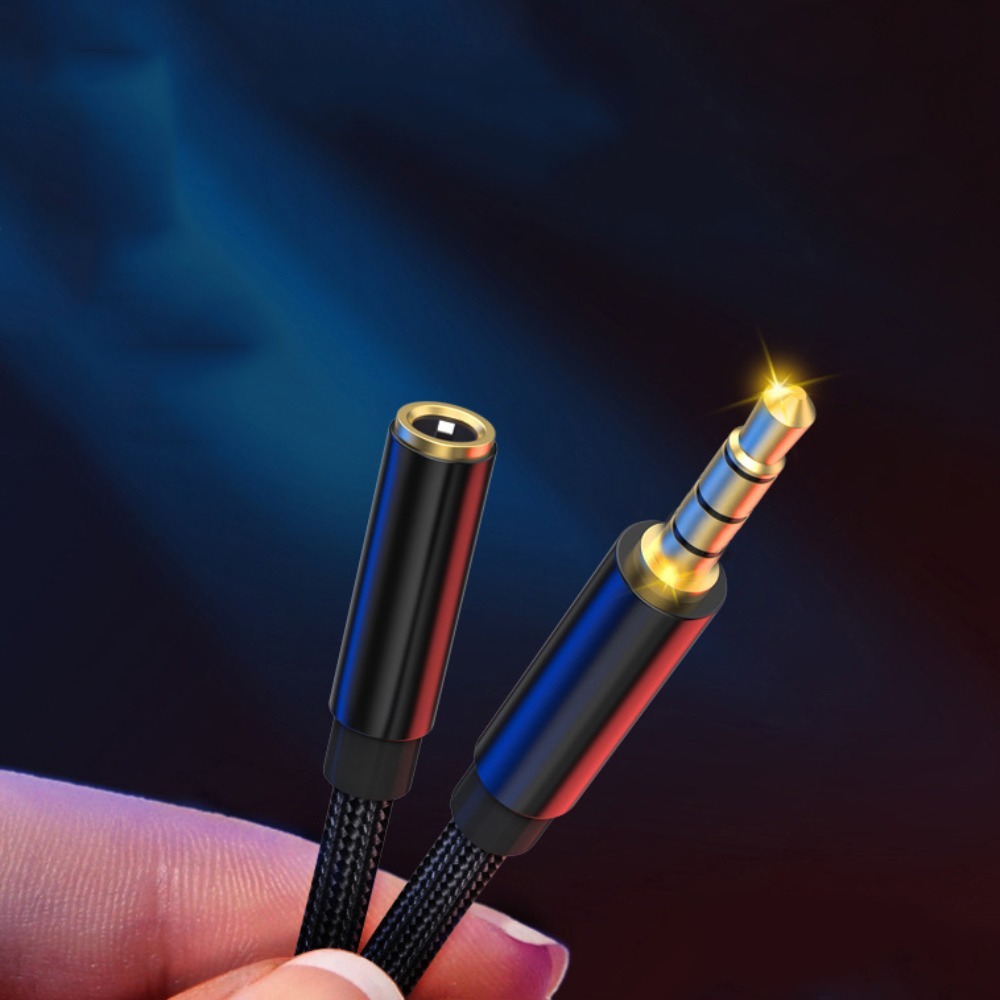 3.5mm kabel audio Jacek AUX robić słuchawki robić komputera męskich i żeńskich przedłużacz głośników przedłużacz kabla AUX HiFi