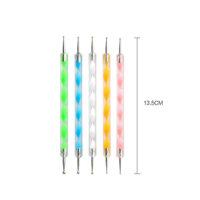 42pcs DIY Mandala Dotting Tools Set Portable Multifunction Embossing Dot Kit Dotting Pens Brush Acrylic Rods for Painting Rocks