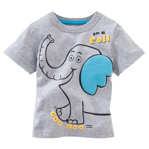 Emmababy Peuter Kids Baby Jongens Katoen Tops T-shirt Cartoon Animal Print Kleding Outfits