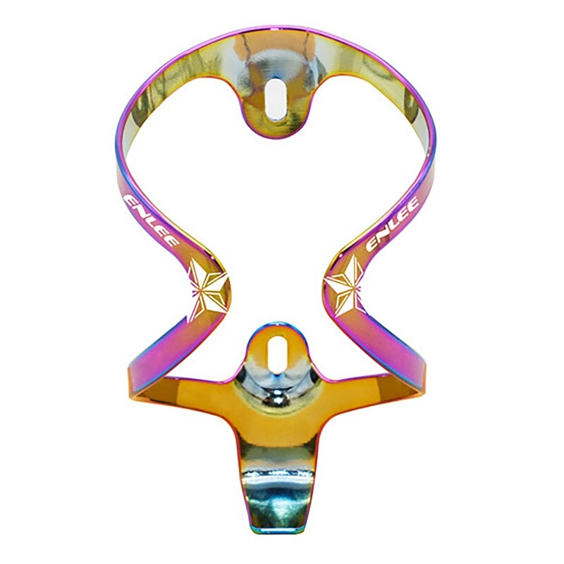 ENLEE Bike Water Bottle Holder Aluminum Alloy Bicycle Water Bottle Cage Lightweight and Strong for Road Mountain Bikes: MULTI