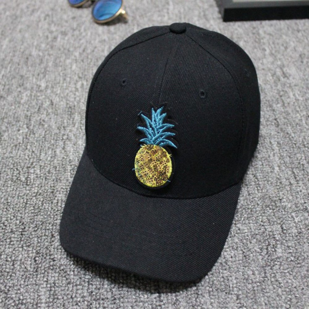 Outdoor Men Women Baseball Tennis Caps Pineapple Embroidery Adjustable Snapback Hats comfortable to wear 0824