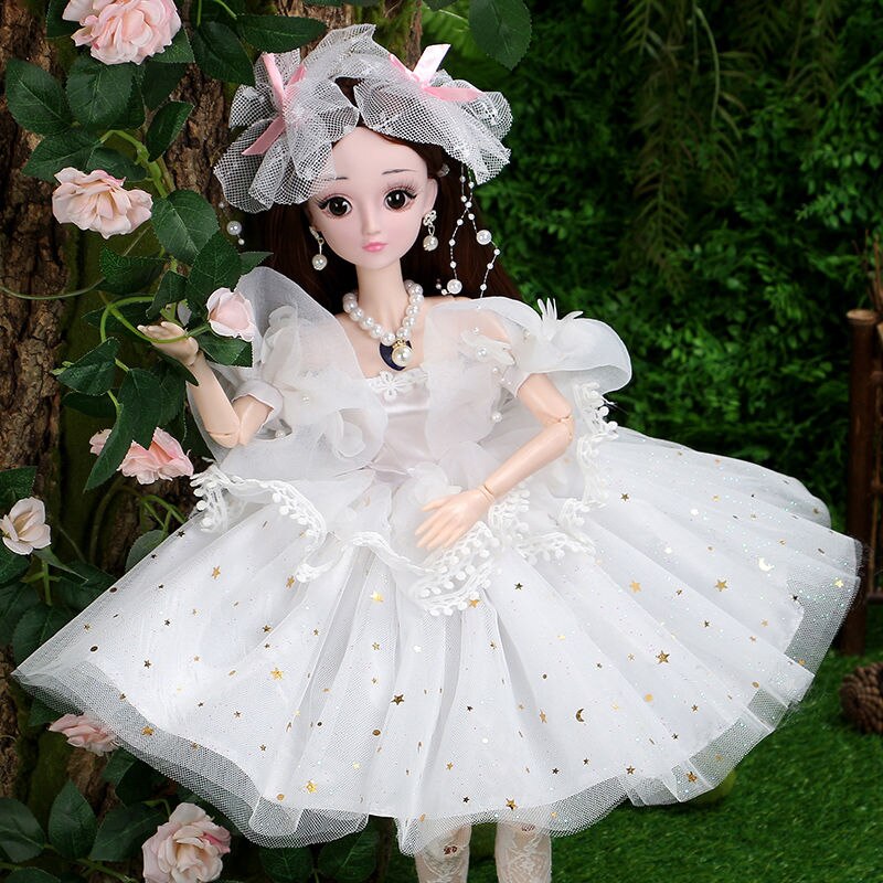 Moda lalka 60cm moda dziewczyna lalki duże oryginalne ręcznie 1/3 lalka pełny zestaw 18 łączona lalka dziewczyny zabawki dla dzieci dzieci prezent: Zielone światło / bez pudełka