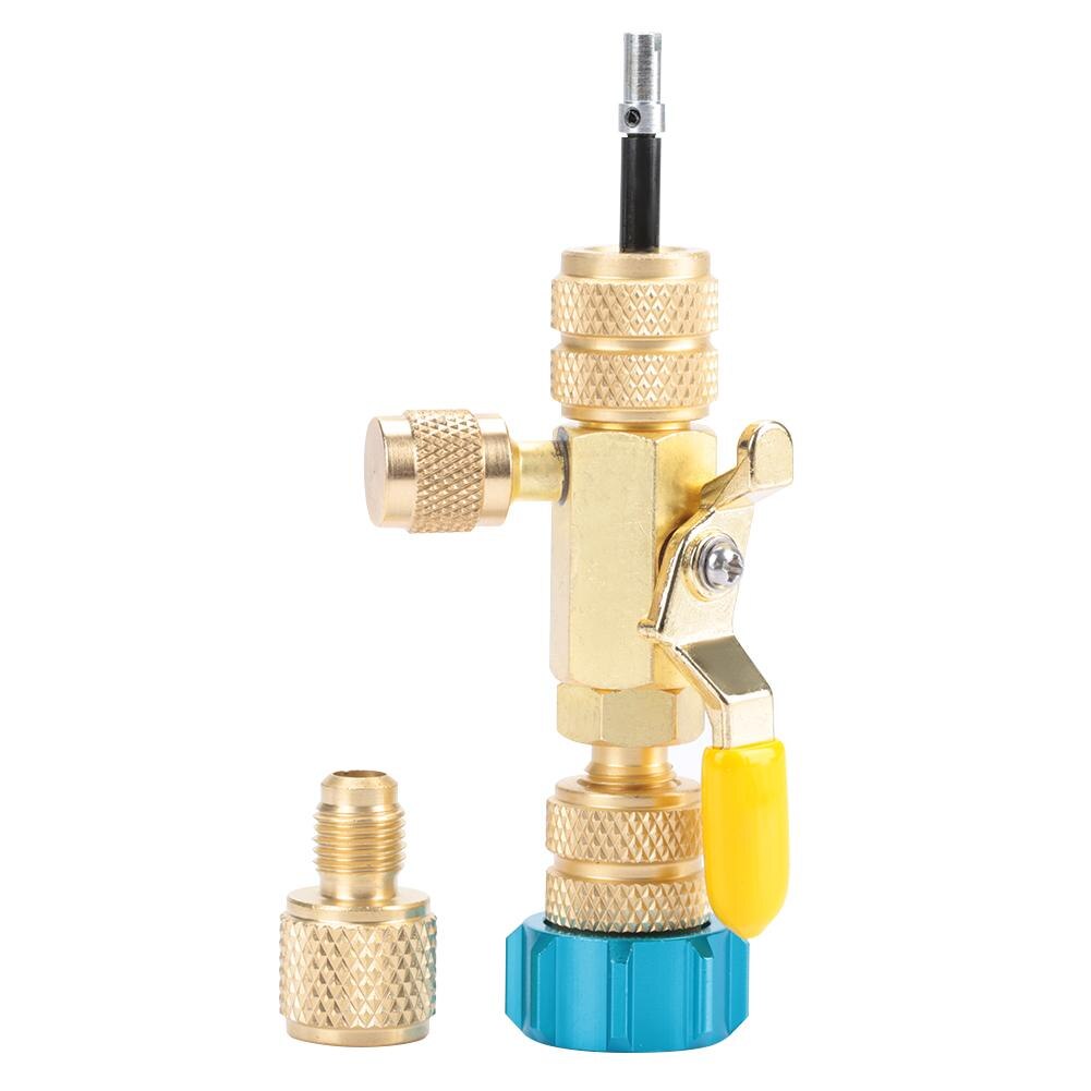 Valve Core Remover Dual Size R22(1/4") R410(5/16") Port Installer Tool valve core remover
