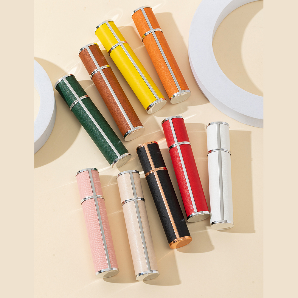 Atomiseur de parfum de voyage étanche de 10ml, mini distributeur de colonnes portable et réapprobable, bouteille intérieure en verre, 1 pièce