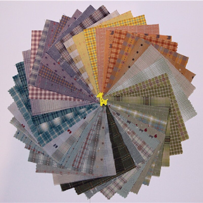 9*12 Cm Japanse Garen Stof Handgemaakte Diy Patchwork 100% Katoen Voor Naaien Pop Kleding Quilt doek Bundel 50 Stks/partij