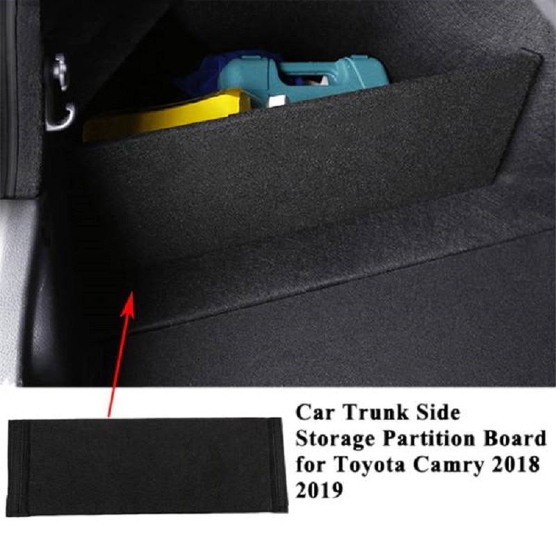 2Pcs Car Trunk Side Storage Organizer Board Trunk Storage Plate Plank Accessories for Toyota Camry