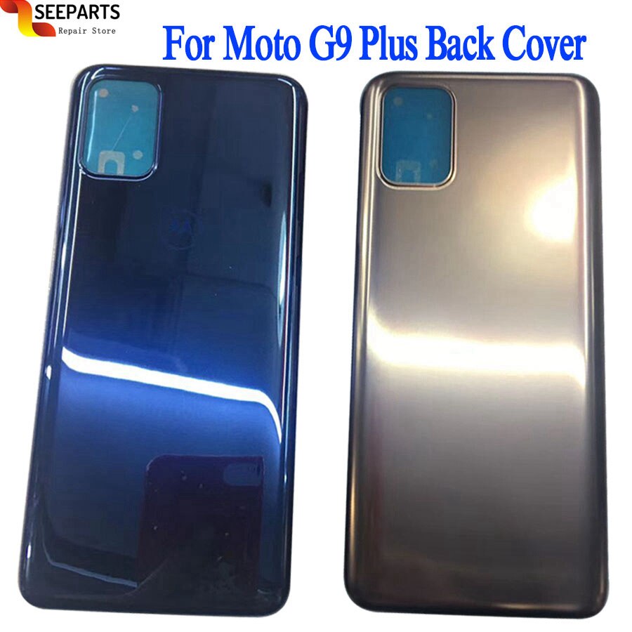 Per Motorola Moto G9 Plus copribatteria G9 Plus pannello posteriore in vetro per Moto G9 Plus copribatteria G9 Plus custodia porta posteriore