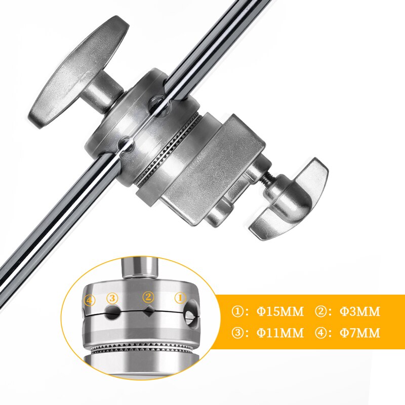 SH C Stand Metal Swivel Clamp Magic Leg Special Photography Studio Heavy Lighting Century Photography Accessories