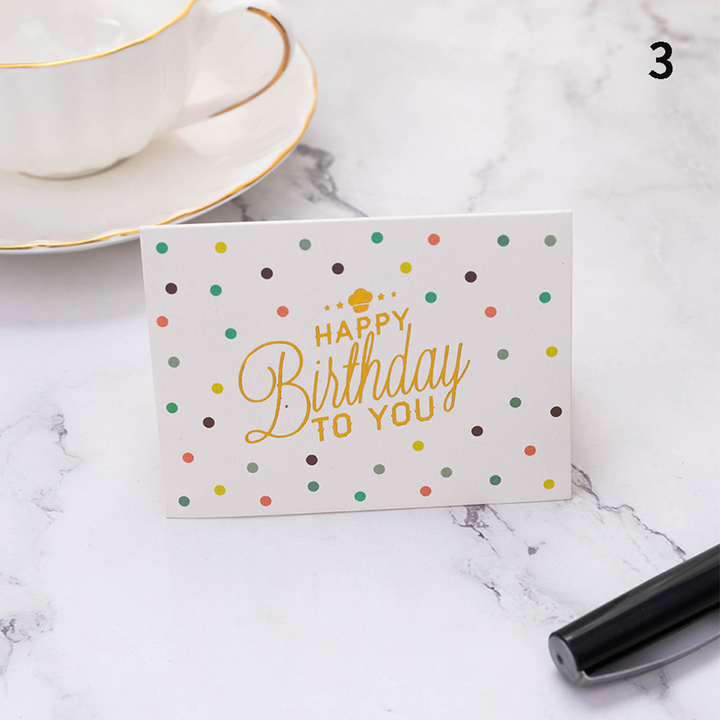 50PCS/20PCS Greeting Cards Mini Wedding Thank You Cards Message Cards Box Decoration Birthday Greeting Cards: -N3