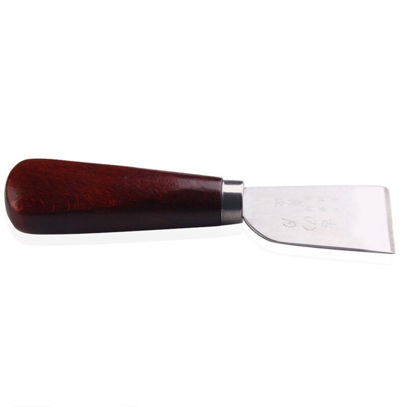 Leather Craft Home Decoration Tools Leather Cutting Stainless Steel Knife Craft Tool Wooden Handle